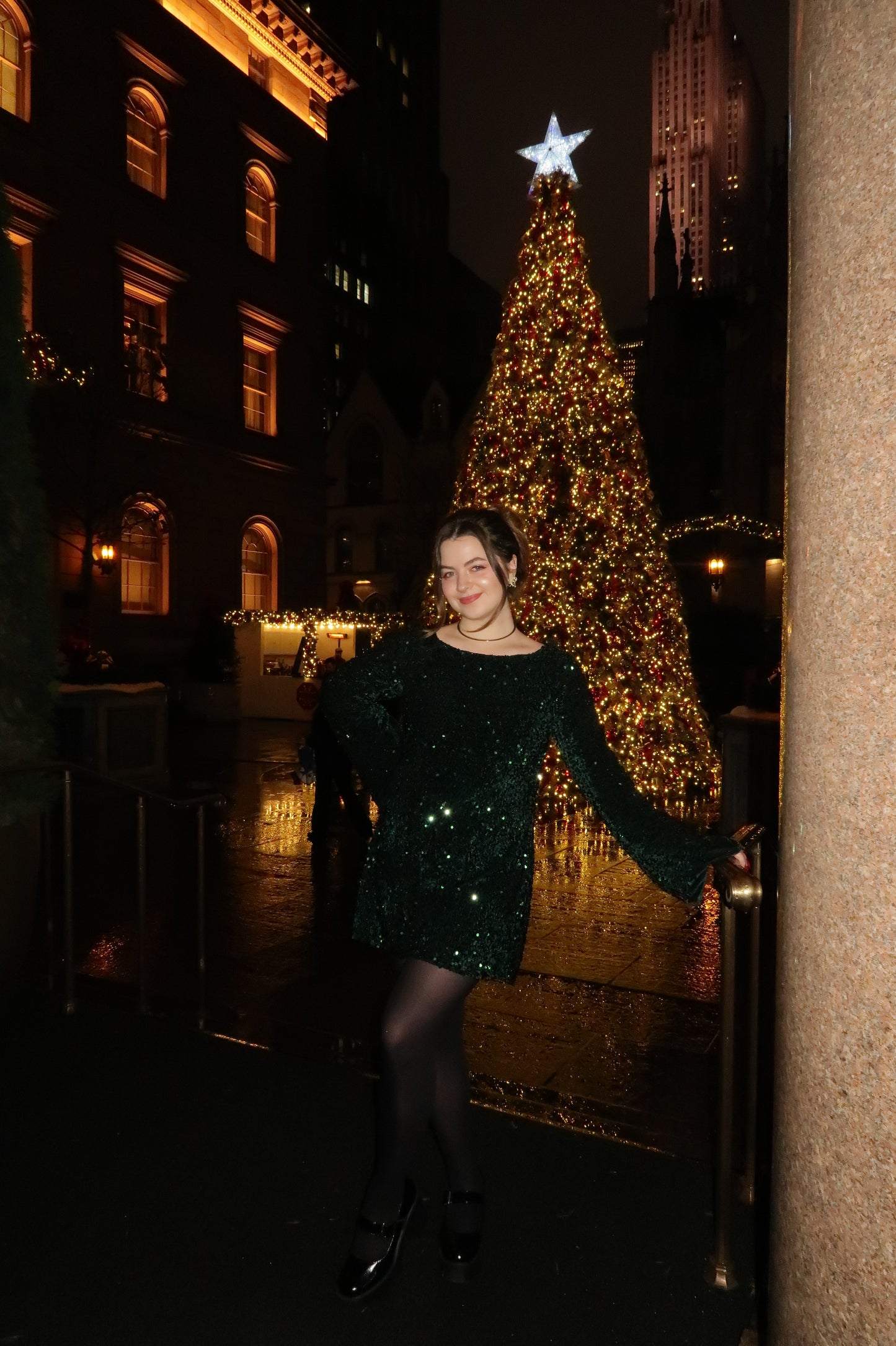 Handmade Hope Sequin Holiday Dress